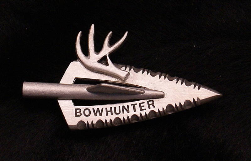 Empire Pewter Bowhunter Broadhead w/ Antler Archery Pin