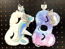 Claire’s Girls Cute Glitter Sleep Eye Mask Choose Unicorn or Koala Bear New