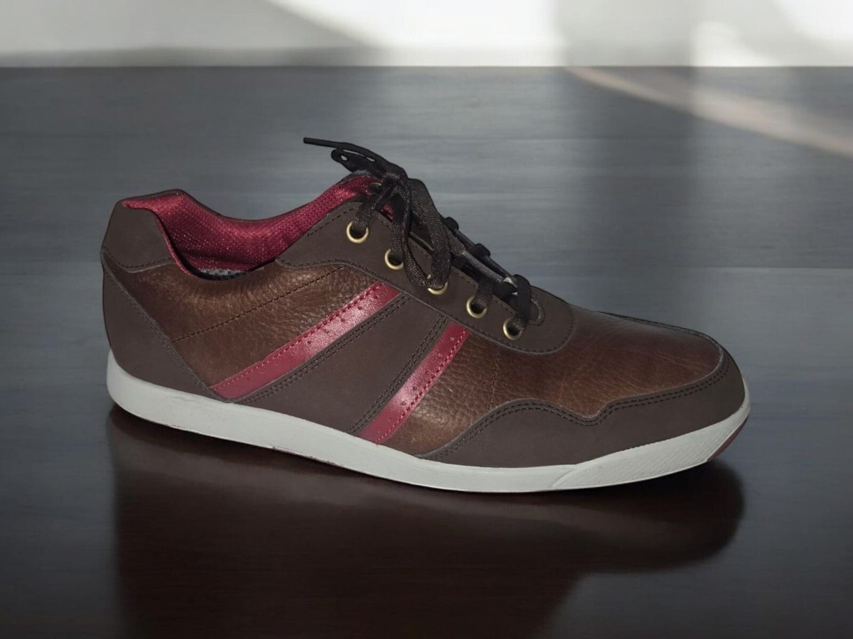 NWOB FootJoy Contour Spikeless Golf Shoe Men 11.5 Brown Leather Waterproof 54371 FJ_54057_04-z.jpg main image 2