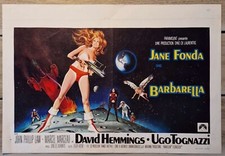 Affiche cinéma belge originale : Barbarella de Roger Vadim avec Jane Fonda