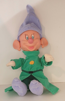Snow White's Dopey 13'' Plush Doll with Wiggle Ears and Eyes