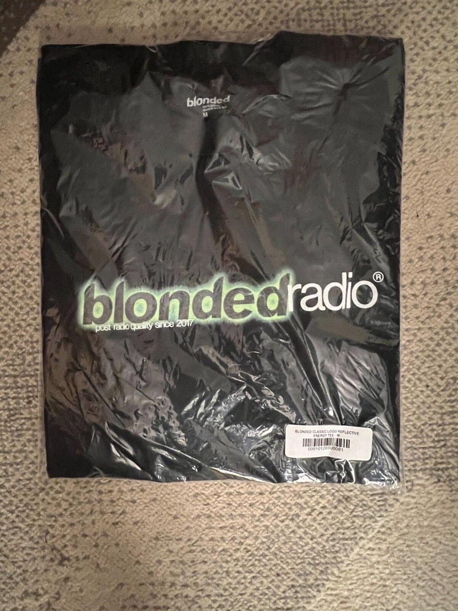 NEW Frank Ocean Blonded Classic logo Energy Tee Radio varying