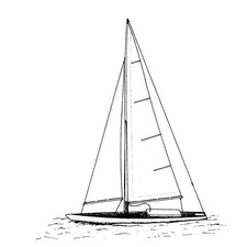 DENISA, Segeljacht. Modellbauplan