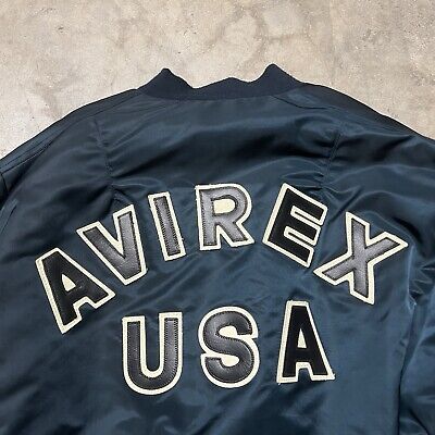Vintage 90's Avirex MA-1 🇺🇸 Navy Bomber Flight Jacket L | eBay Vintage 90's Avirex MA-1 🇺🇸 Navy Bomber Flight Jacket L | eBay