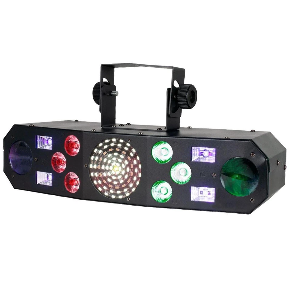 ADJ Eliminator Lighting Furious Five FG 5-in-1 LED Effect Light Laser Wash Strob - Image 3 of 4
