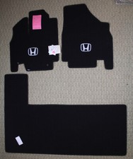 Black Lloyd Classic Loop Carpet 3pc Floor Mats For 2005-10 Honda Odyssey L Shape