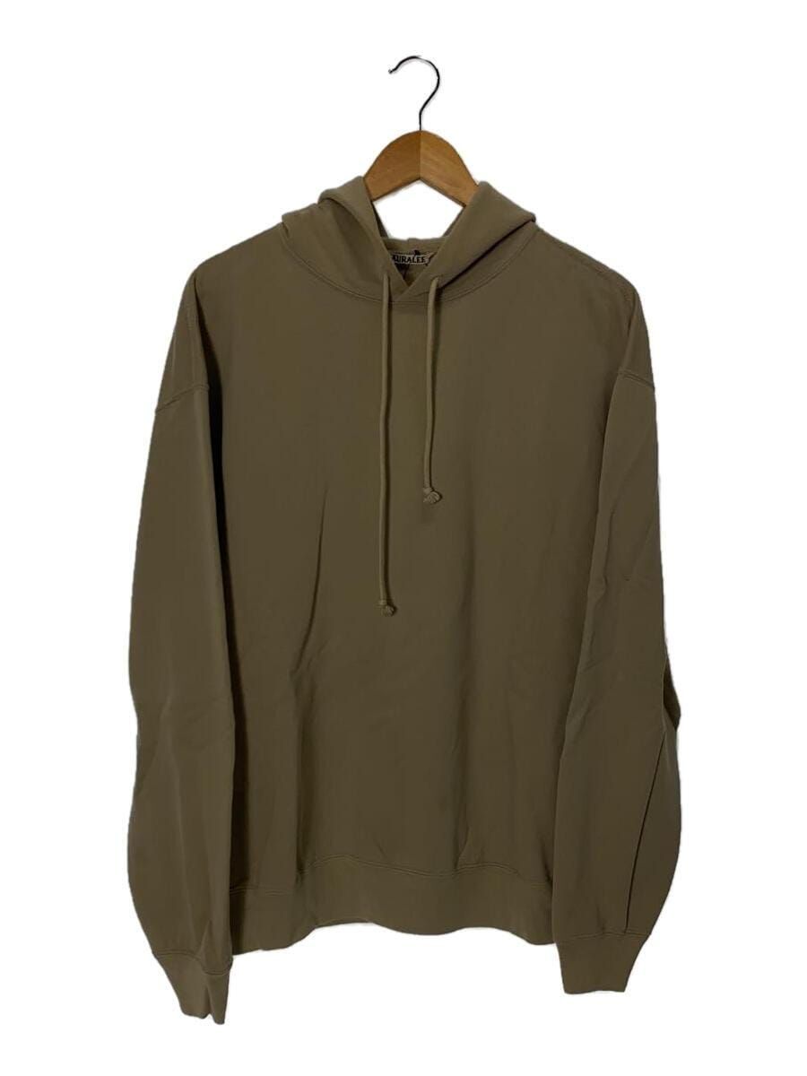AURALEE SUPER SOFT SWEAT BIG PO PARKA 3 COTTON Beige AURALEE SUPER SOFT SWEAT BIG PO PARKA 3 COTTON Beige