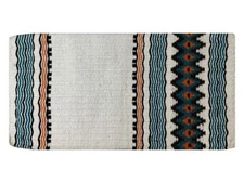 Showman 36" x 34" Wool Saddle Blanket w/ Navajo Design