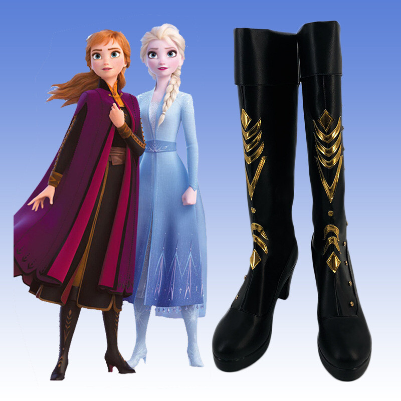 princess anna dress up shoes Disney Frozen Princess Anna & Rapunzel Dress Up Shoes (Set of 2) / Pre-owned