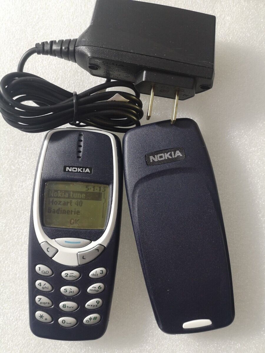 Nokia 3310 Navy blue Unlocked 2G GSM 900/1800 Mobile Phone - with