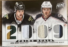 2012/13 Panini Prime Duals Patch Jamie Benn & Cody Goloubef #16/50