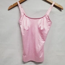 Ruby Ribbon Top Size 32 Womens Cami Tank Pink Sleeveless