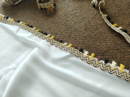 Multicolor Lace & Border for Suits Saree Dupatta|Multicolor Fringes(18 meter) - Picture 5 of 5