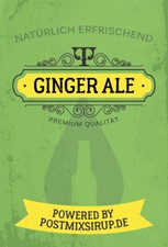 Ginger Ale - Postmixsirup - Postmix - Sirup - Getränkesirup - 10lBiB (8,25€/L)