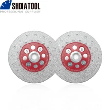 2pcs 4"/4.5"/5" Diamond Cutting Grinding Disc M14 Saw Blade Tile Marble Stone