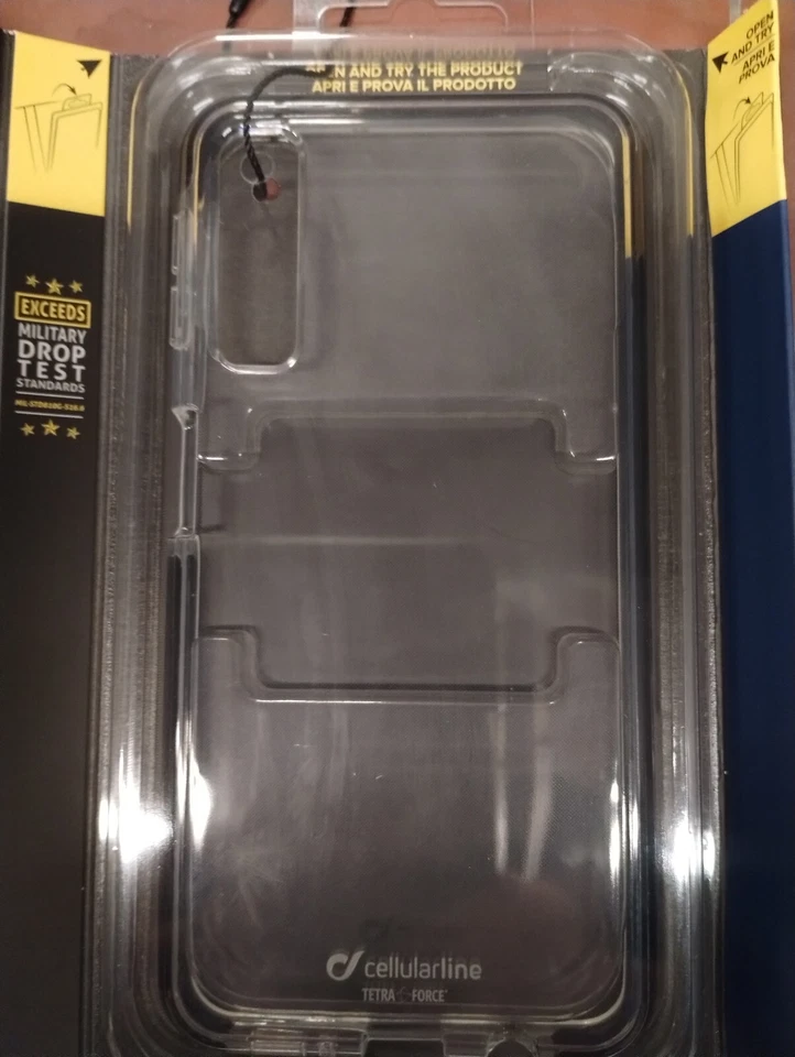 LOTTO 6 COVER per SAMSUNG GALAXY A7 2018 - CELLULAR LINE - SILICONE TRASPARENTE - Bild 3 von 4