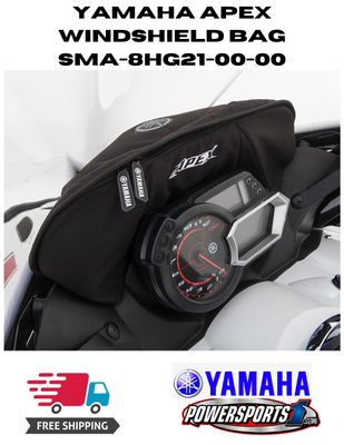 YAMAHA APEX VECTOR SNOWMOBILE WINDSHIELD BAG STORAGE LUGGAGE SMA-8HG21