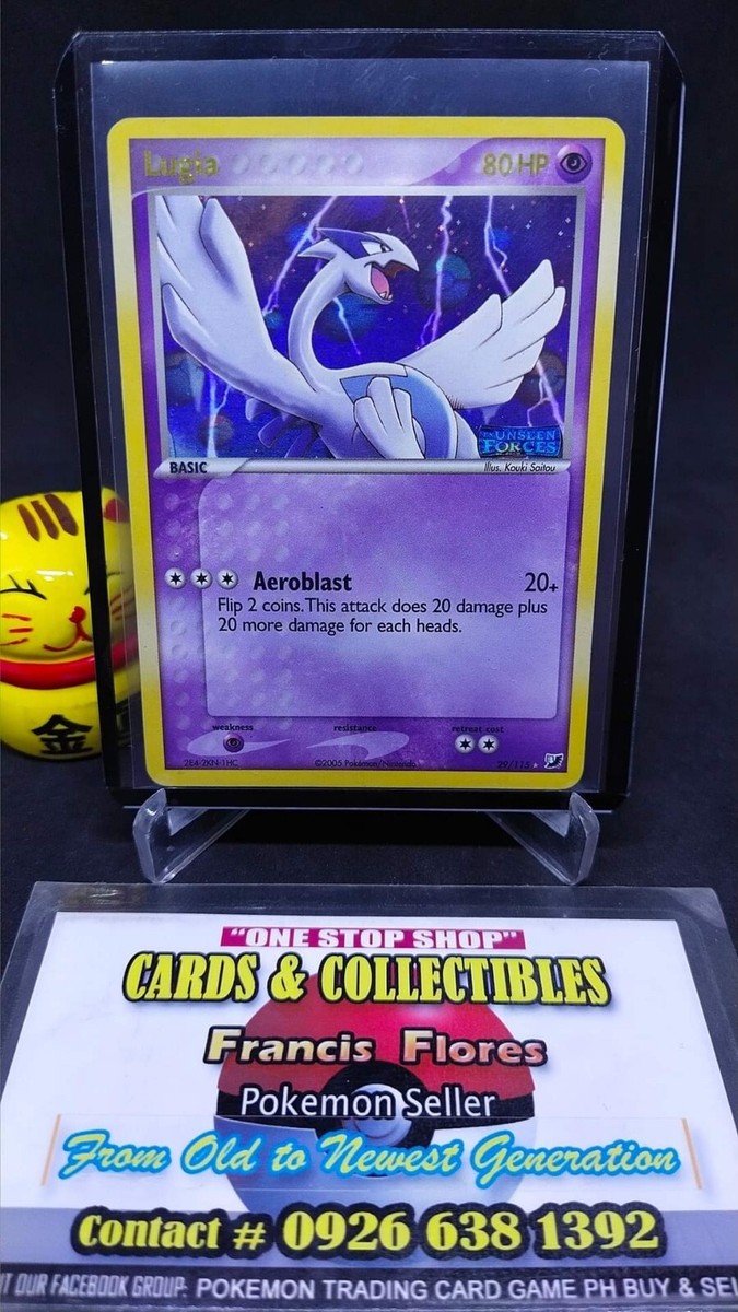 Pokemon Card - LUGIA #29 - REVERSE FOIL (EX UNSEEN FORCES