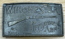 Winchester Repeating Arms Brass Belt Buckle