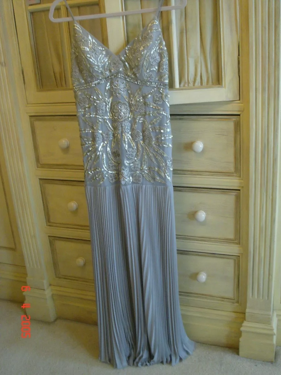 SUE WONG NOCTURN BEADED EVENING DRESS WORN ONCE eBay