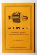 AUTOPOWER Automobile Generator Conversions Modifications 1935 1988reprint NEW!