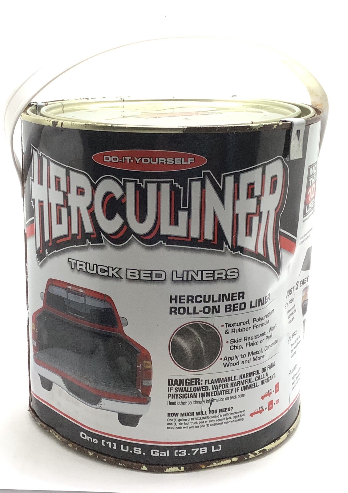 HERCULINER TRUCK BED LINERS ROLL ON HCL 1B3 1 GALLON READ DETAILS eBay
