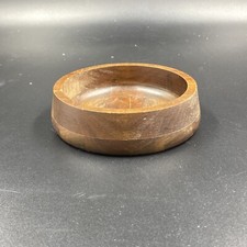 A 2 Inch Deep Wooden Bowl 5 In Wide 3 In Tall