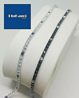 Bracciale tennis argento 925 Uomo