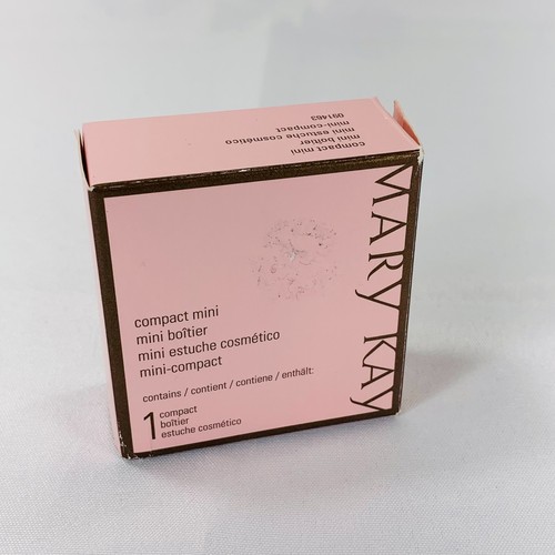 MARY KAY ROSE GOLD COMPACT MINI WITH MIRROR~UNFILLED~NIB~CUSTOMIZE~DISCONTINUED! - Picture 8 of 9