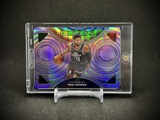 Paul George 2022 Panini Obsidian Tunnel Vision Electric Etch Purple Flood /49 SP