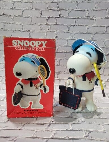 Vintage Snoopy Tennis Player Collector Doll 8 1/2 Vintage Snoopy Tennis Player Collector Doll 8 1/2