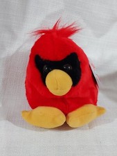 Puffkins Casey The Cardinal 4" Plush Stuffed Animal Bird Red 1994 Vintage