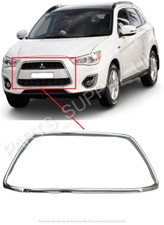 NEW FOR MITSUBISHI ASX 13-16 FRONT BUMPER GRILLE RADIATOR CHROME FRAME SURROUND