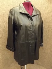 Iz Sport New Genuine Leather A-line Jacket Removable Insulated Lining Plus Sz 1x