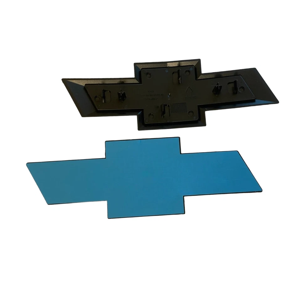 Rejilla y portón trasero Chevrolet emblema negro rojo logotipo 16-19 Silverado 1500 2 un. Foto 2 de 2