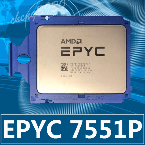 AMD epyc 7551p 2.0ghz 32-core 180w Socket 64mb interface sp3 CPU processor - Afbeelding 1 van 2