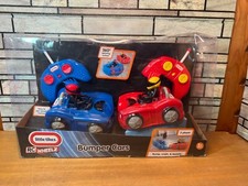 Little Tikes RC Wheelz Bumper Cars Remote Controls Racers, Ship Daily Insured