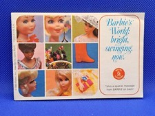 1968 Mattel Barbie's World "Bright Swinging Now" Fashion Booklet Pamphlet