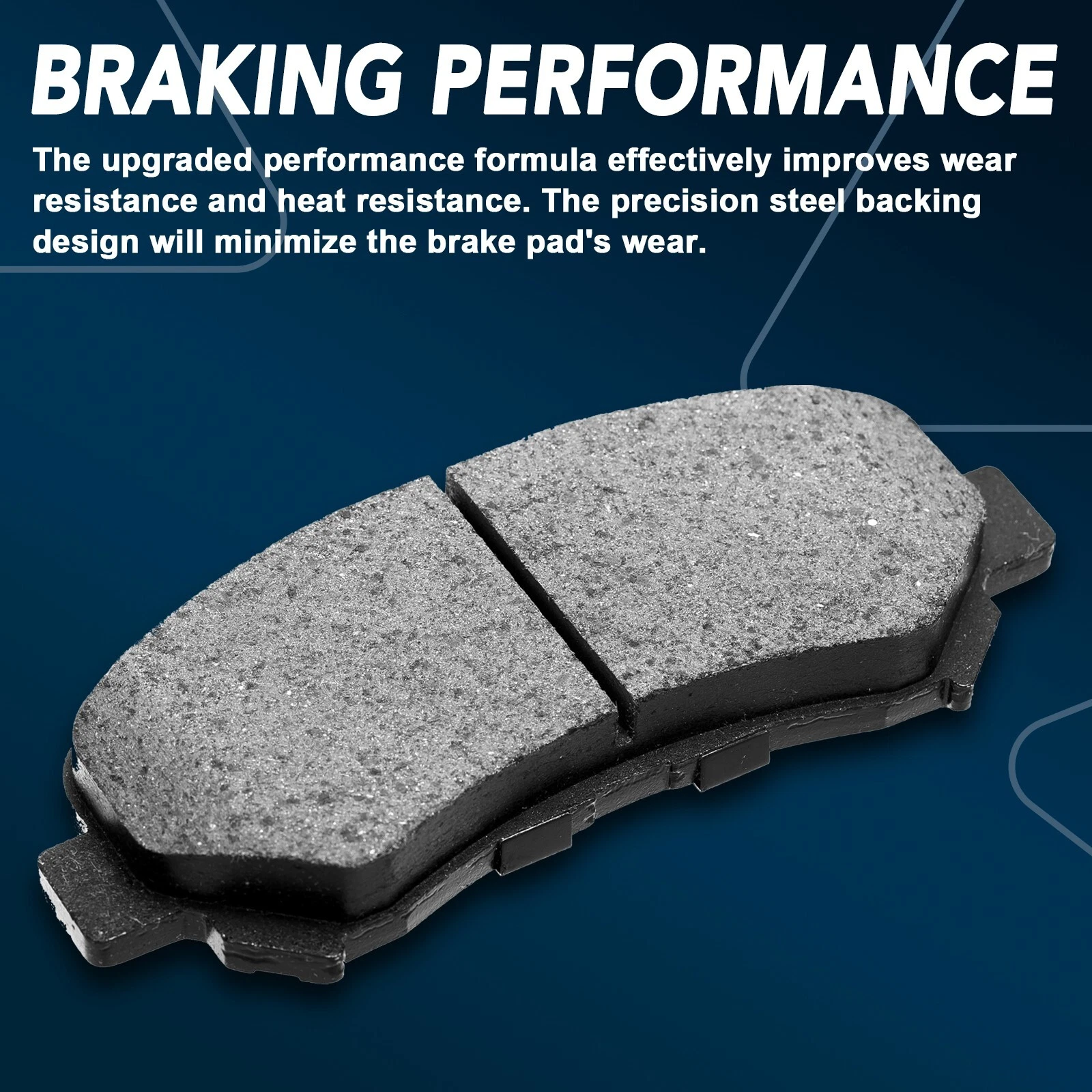 Rear Drilled Rotors + Brake Pads for 2012 - 2020 Ford F-150 - Picture 6 of 7