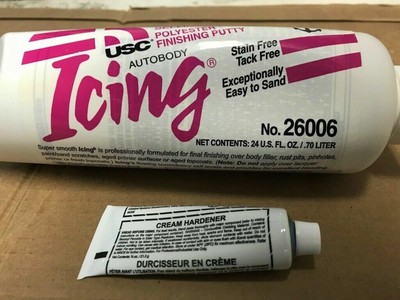USC 26006 Icing Glazing & Finishing Filler Putty, 24 Oz Tube