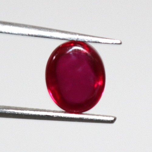 Gema cabujón ovalada rubí natural de 6 rayos estrella roja de 6 rayos con certificación EGL para joyería - Imagen 4 de 6