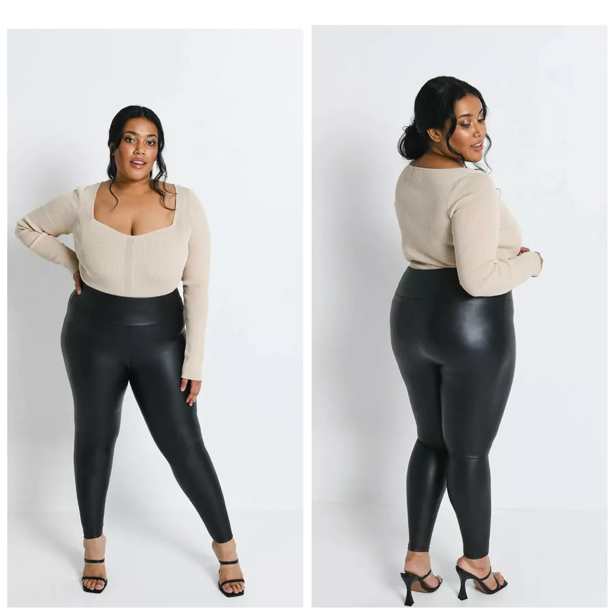 Plus Size Faux Leather Pants Women High Waist PU Leggings Fitness Sexy  Tights Black Trousers Fashion Female Clothing XL-4XL New - AliExpress