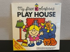 My First Colorforms Play House Create Your Own Scenes w/Kids  Pets Ages 3-6