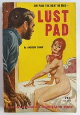 LUST PAD Andrew Shaw (Greenleaf, 1963) BONFILS Vintage Sleaze Smut GGA RARE