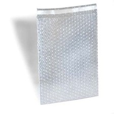 100 4x5.5 Bubble Out Pouches Bubble Bags Self Sealing Cushioning Wrap Bag
