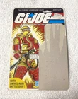 1984 Vintage GI Joe Cobra Lot Blowtorch Figure Full File Card Back Cut