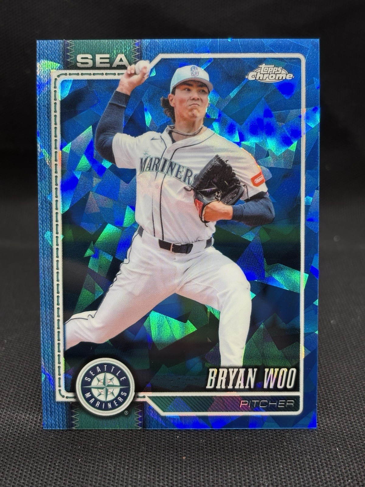 2026 Topps Chrome Sapphire Bryan Woo  #31 Mariners