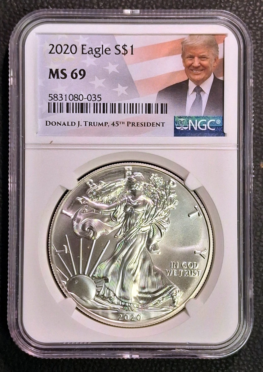 American Eagle MS 69 Graded 2020 Silver Bullion Coins for sale | eBay