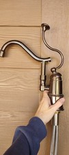 bronze faucet bathroom or kitchen, set of 3