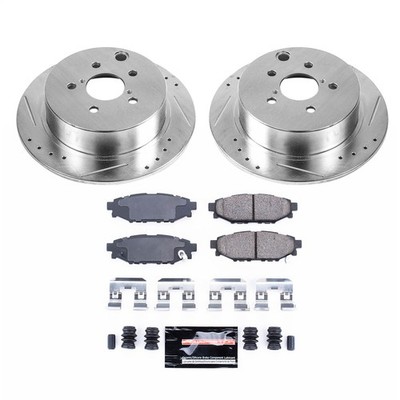 Power Stop K6107 Z23 Daily Driver Brake Pad and Z23 Evolution Brake Rotor Kit